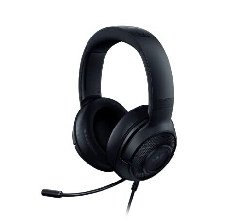 Razer Kraken X - Gaming Headset (Ultra leichte Gaming Headphones für PC, Mac, Xbox One, PS4 und Switch, Kopfband-Polsterung, 7.1 Surround Sound) schwarz