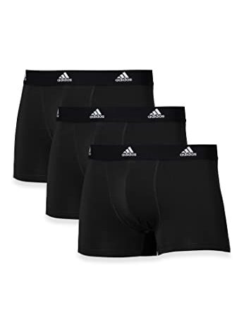 adidas Herren Multipack Trunks (3 Pack) Boxershorts, Schwarz, M EU
