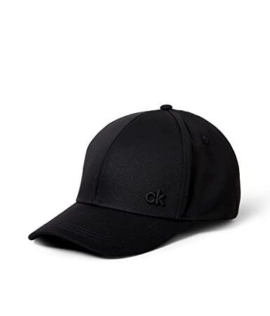 Calvin Klein Herren Cap CK Baseball Cap mit Logo, Schwarz (Black), Onesize