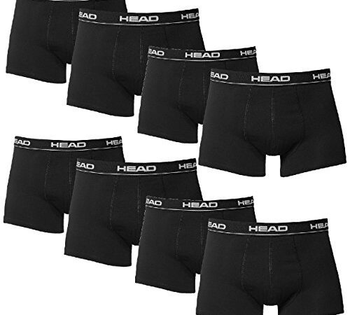 HEAD Men Boxershort 841001001-200 Basic Boxer 8er Pack, M, Schwarz
