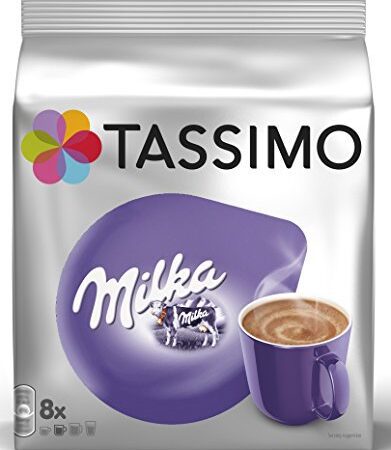 Tassimo Kapseln Milka, 40 Kakao Kapseln, 5er Pack, 5 x 8 Getränke