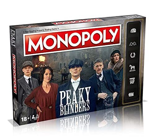 MONOPOLY Peaky Blinders Monopoly, Schwarz