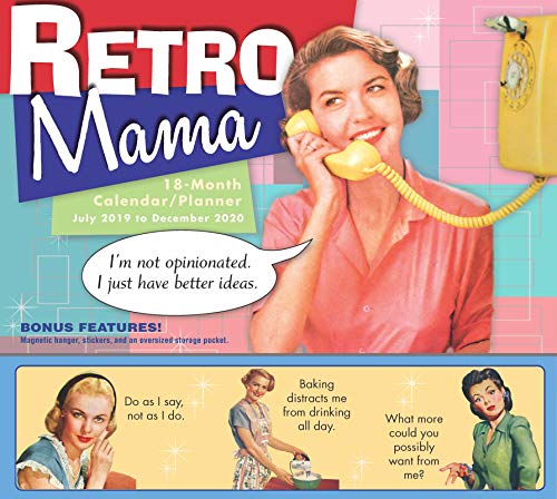 2020 Retro Mama 18-Month Wall Calendar/Planner: By Sellers Publishing