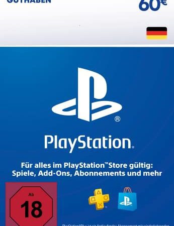 60€ PlayStation Store Guthaben | Deutsches Konto [Code per Email]