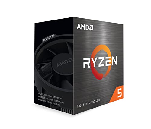 AMD Ryzen 5 4500 Prozessor (Basistakt: 3.6GHz, Max. Leistungstakt: bis zu 4.1GHz, 6 Kerne, L3-Cache 8MB, Socket AM4) 100-100000644BOX Schwarz