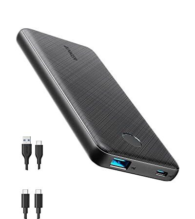 Anker 523 Powerbank, 20W 10000mAh Power Delivery Powerbank, externer USB-C Akku, kompatibel mit iPhone 12/12 mini/12 Pro/12 Pro Max, S10, Pixel 3 (Netzteil Nicht im Lieferumfang enthalten)