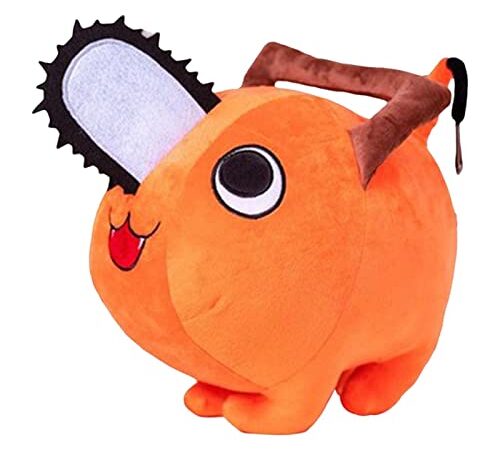 Chainsaw Man Pochita Plüschtiere Doll | Chainsaw Man Merch Kettensäge Spielzeug 25/40/45 cm | Plüsch gefüllte Puppen Pochita Anime Cosplay Dekoration | Chainsaw Man Figur Weihnachts-Anime-Geschenke