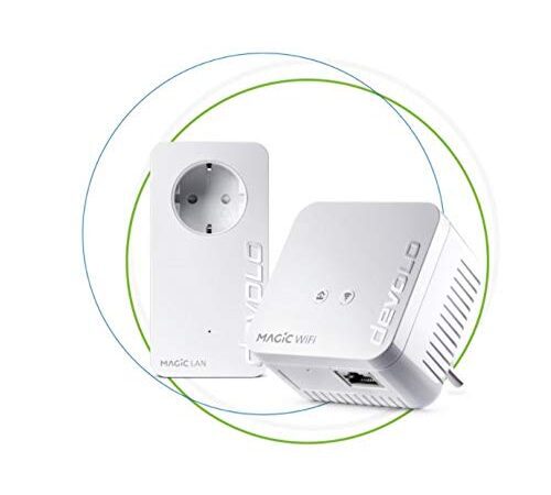 Devolo Magic 1 WiFi mini Starter Kit Powerline WLAN Network Kit 400MBit/s