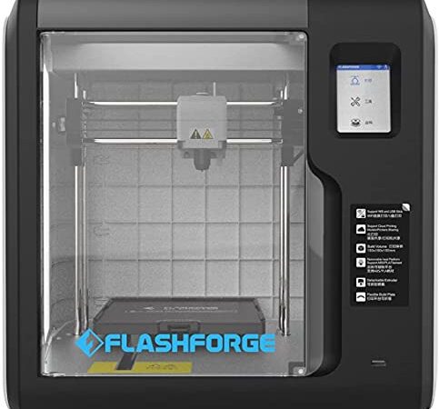 FLASHFORGE Adventurer 3 3D Drucker, 3D-Drucker mit WLAN, Nivellierung von Free, Schnell abnehmbarer Düse und Heizbett, Integrierter HD-Kamera, Bauvolumen 150 x 150 x 150 mm