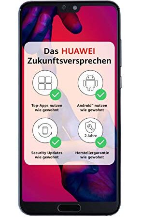 Huawei P20 Pro Smartphone Bundle (15,5 cm (6,1 Zoll), 40/20/8 MP Leica Triple Kamera, 128GB interner Speicher, 6GB RAM, Android 8.1, EMUI 8.1) Blau [Exklusiv bei Amazon] - Deutsche Version