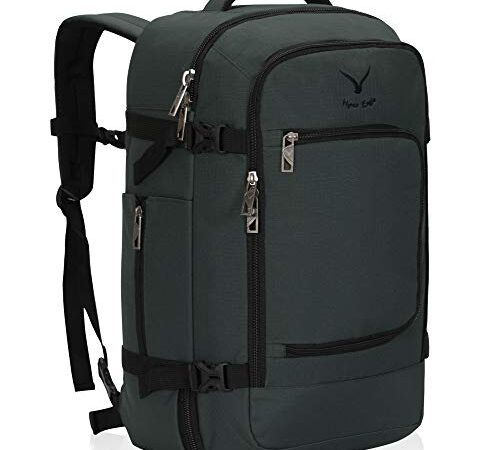Hynes Eagle 40 Litern Großer Reiserucksack Handgepäckkoffer Handgepäck im Flugzeug 51x34x25cm Grau 2