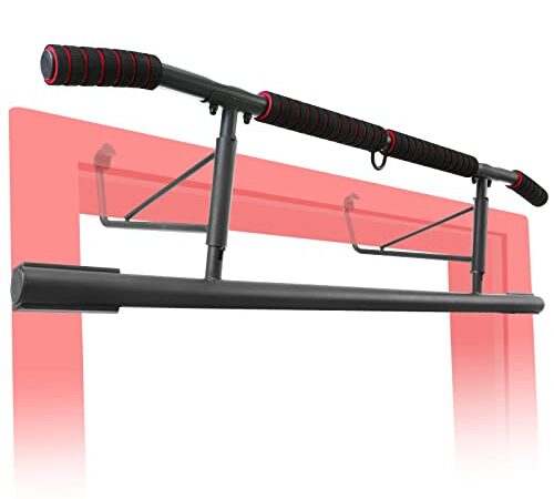 Klimmzugstange Reckstange Türrahmen | Pull Up Bar [bis 150 KG] Ohne Schrauben | Klappbare Türreck für Sport & Fitness Zuhause | Einfach Montage | Indoor Fitnessstudio Fitness