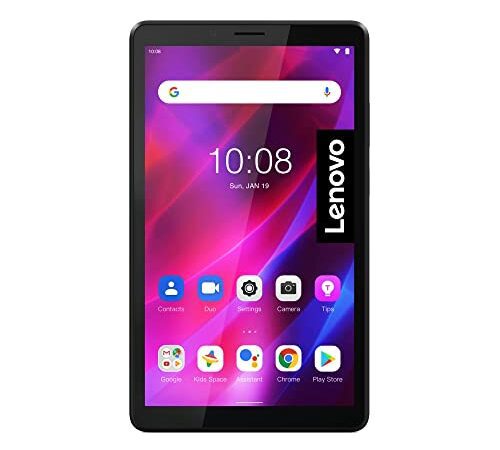 Lenovo Tab M7 (3rd Gen) 17,8 cm (7 Zoll, 1024x600, SD, WideView, Touch) Tablet (QuadCore, 2GB RAM, 32GB eMCP, Wi-Fi, Android 11 Go) grau