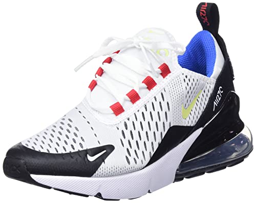 Nike Jungen Nike Air Max 270 Gs Sneaker, White Black, 40 EU