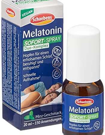 Schaebens Melatonin Sofortige Sprühen, Zuckerfrei, 20 ml
