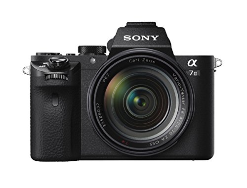 Sony Alpha 7 II | Spiegellose Vollformat-Kamera mit Zeiss-Zoomobjektiv 24-70 mm f/4.0 ( 24,3 Megapixel, schneller Hybrid-Autofokus, optische 5-Achsen-Bildstabilisierung, XAVC S-Format-Aufzeichnung)