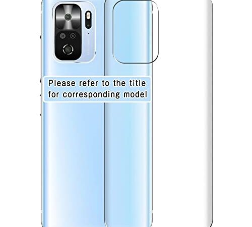Vaxson 2 Stück Rückseite Schutzfolie, kompatibel mit HTC U11 Plus, Backcover Skin TPU Folie Haut [nicht Panzerglas Displayschutzfolie ] Neue