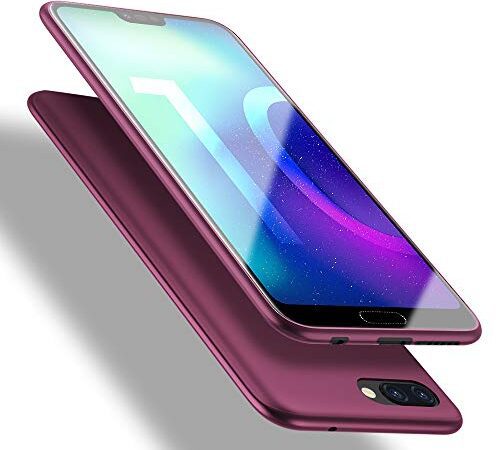 X-level für Honor 10 Hülle, [Guardian Serie] Soft Flex Silikon Premium TPU Echtes Telefongefühl Handyhülle Schutzhülle Kompatibel mit Honor 10 Case Cover - Weinrot