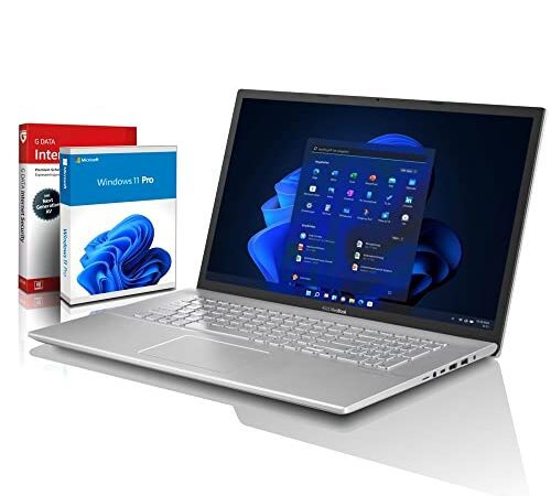 ASUS i5 Gaming (17,3 Zoll) HD+ Notebook (Intel Core i5 1135G7 8-Thread CPU 4.20 GHz, 8GB DDR4, 512 GB SSD, Intel® Iris® Xe, HDMI, Webcam, Bluetooth, USB 3.0, WLAN, Windows 11 Prof. 64 Bit) #6858