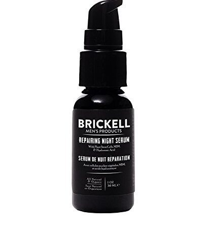 Brickell Men’s Anti-Aging Reparierendes Nachtserum für Männer mit Vitamin C – Natürlich und Organisch - 30 mL