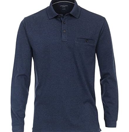 CASAMODA Polo-Shirts gestreift mittleres Dunkelblau XXL