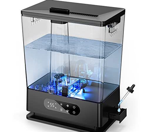 CONOPU Luftbefeuchter Schlafzimmer 6.5L, großer Raumbefeuchter mit Luftbefeuchter und Zeitschaltuhr, Ultraschall-Luftbefeuchter für zu Hause, leicht zu reinigender Pflanzen-Luftbefeuchter