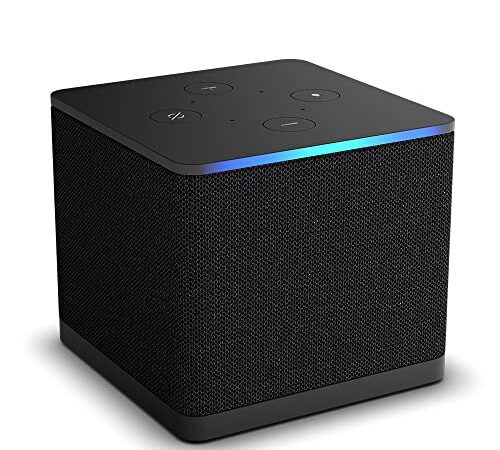 Der neue Fire TV Cube, Streaming-Mediaplayer mit Sprachsteuerung mit Alexa, Wi-Fi 6E, 4K Ultra HD
