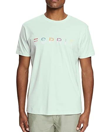 ESPRIT Jersey-T-Shirt mit Logo-Stickerei