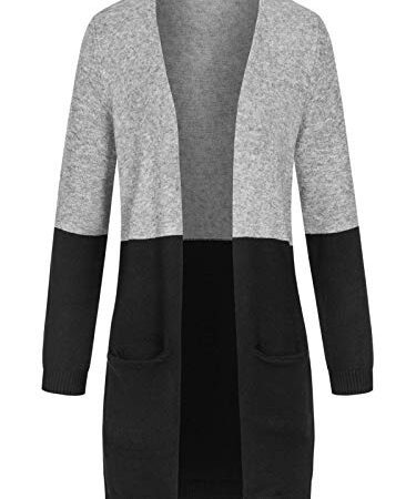 ONLY Damen Strickjacke Queen 15158746 medium Grey Melange M