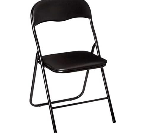 Schwarzer Klappstuhl - Basic
