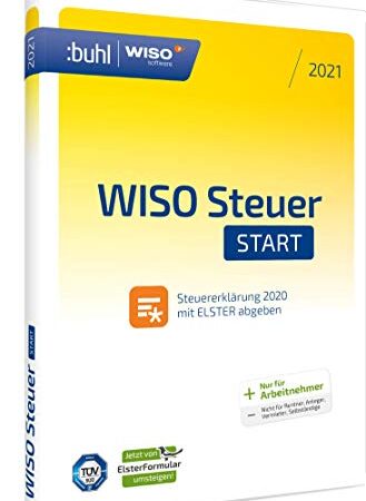 WISO Steuer-Start 2021 (für Steuerjahr 2020 | Standard Verpackung) jetzt mit automatischem Umstieg von Elsterformular