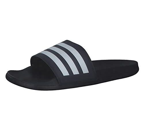 adidas Unisex Adilette Comfort Slide Sandal, Legend Ink/Cloud White/Legend Ink, 43 EU