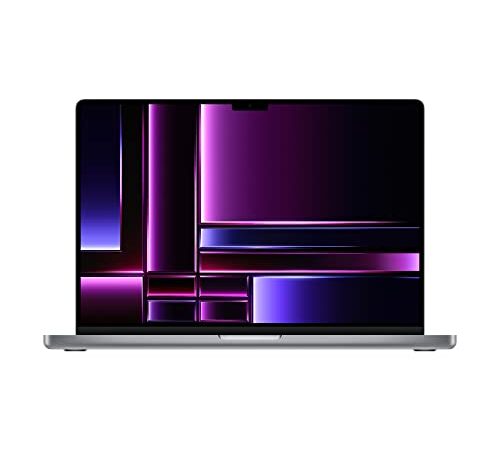 Apple 2023 MacBook Pro Laptop M2 Pro Chip mit 12‑Core CPU und 19‑Core GPU: 16" Liquid Retina XDR Display, 16GB Gemeinsamer Arbeitsspeicher, 512 GB SSD Speicher; Space Grau