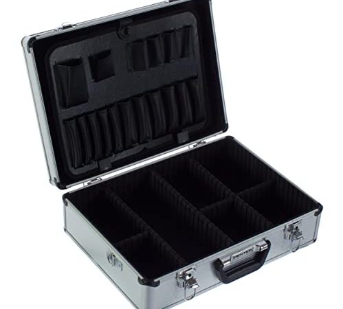 DEXTER - Werkzeugkoffer - 17 Taschen - 30 kg max - Tragegurt - 45,5 x 33 x 15,2 cm - 13,49 L - Mit 17 Werkzeugeinsteckfächern
