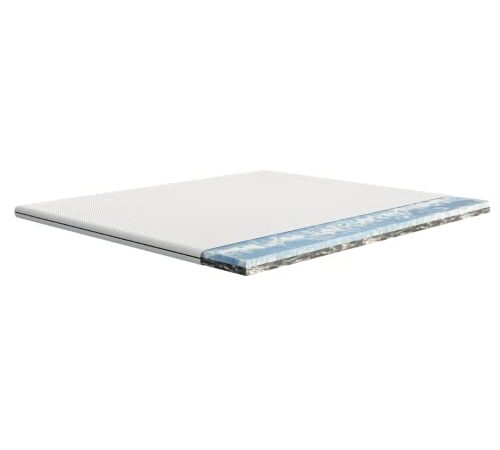 EMMA® Premium Matratzen Topper 90x200cm | Atmungsaktiver & Ergonomischer Schaum | Vegan, Non-Toxisch & Oeko-Tex Geprüft | 100 Nächte Testschlafen