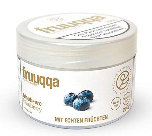 Fruuqqa Shisha Tabakersatz Nikotinfrei 200gr Blaubeere