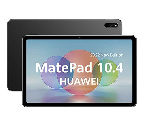 HUAWEI MatePad 2022 New Edition, 2K FullView-Display, 4 GB RAM + 64 GB ROM, Akku 7250 mAh, Vier Lautsprecher mit Geräuschunterdrückung von Harman Kardon, Grau