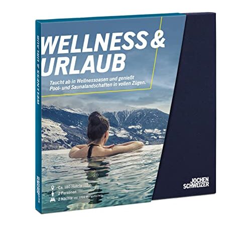 JOCHEN SCHWEIZER Geschenkbox Wellness & Urlaub, ca. 150 Hotels in 14 Ländern, Hotel-Gutschein für 2 Personen