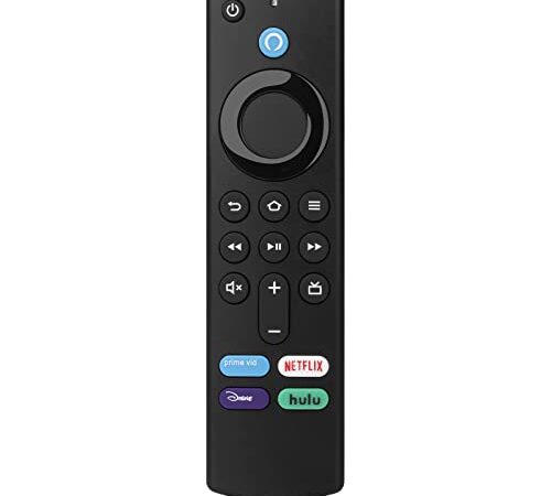 L5B83G Sprachfernbedienung Ersatzfernbedienung Universelle Fernbedienung Kompatibel mit Fire TV Stick 4K/Fire TV Stick Lite/Fire TV Cube/Fire TV Stick (2nd & 3nd Gen)/Fire TV (3nd Gen)