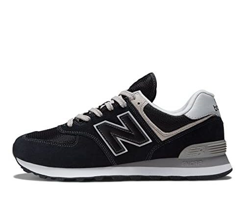 New Balance 574v3, Sneaker, Herren, Schwarz/Weiß, 38.5 EU
