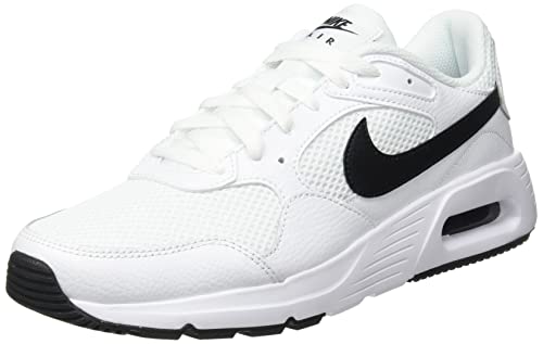 Nike Air Max SC, Herrenschuhe Mann, Weiß Schwarz Weiß, 44 EU