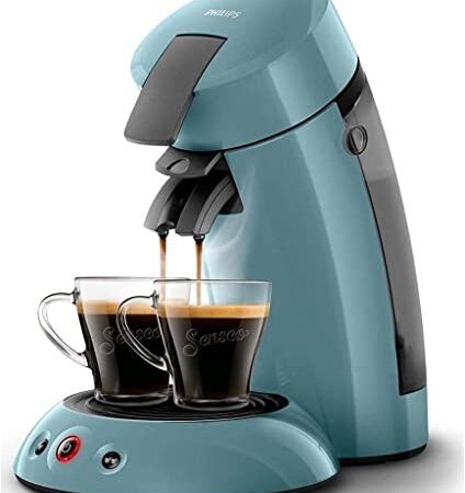 Senseo Original HD6553/21 Kaffeemaschine (Stand-alone, Pad-Kaffeemaschine, 0,7 l, Kaffeepad, 1450 W, Blau)