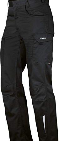 Uvex syneXXo Light Männer Arbeitshose, Lange Bundhose für die Arbeit, Schwarz, Größe 50