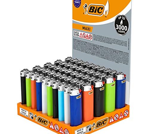 BIC Feuerzeuge J26 Maxi Neutral 50 Stück Display Collie Kollie