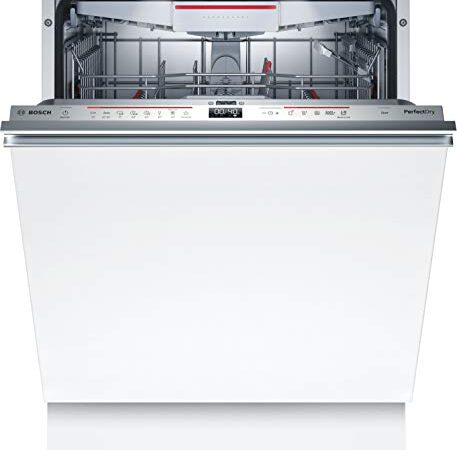 Bosch Hausgeräte SMV6ZCX49E Serie 6 Smarter Geschirrspüler vollintegriert, Besteckschublade, Silence Programm besonders leise, PerfectDry mit Zeolith trocknet sogar Kunststoff [Energieklasse C]