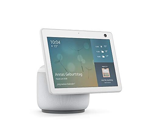 Echo Show 10 (3. Generation) | Hochauflösendes Smart Display mit Bewegungsfunktion und Alexa, Weiß