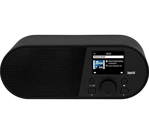 Imperial i105 Internetradio (WLAN, Mediaplayer, USB, DLNA, Farbdisplay, Wecker, Appsteuerung) schwarz