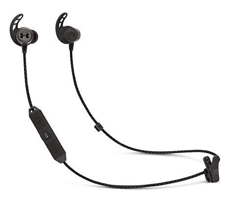 JBL Under Armour Sport Wireless REACT in Schwarz– In Ear Bluetooth Kopfhörer – Kabellose Sport Ohrhörer inkl. Bionic Hearing – 9 Stunden pures Musik Streaming