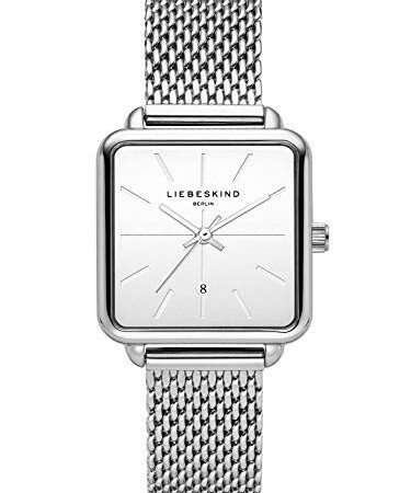 Liebeskind Berlin Damen Analog Quarz Armbanduhr mit Edelstahlarmband LT-0150-MQ