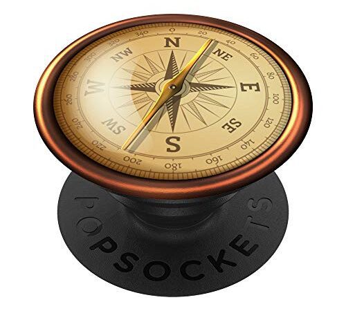 Nautischer Kompass Rose Cool Design für Abenteurer PopSockets mit austauschbarem PopGrip